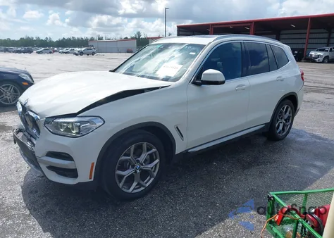 2021 BMW X3 Sdrive30I from USA, damaged, VIN 5UXTY3C00M9E32853